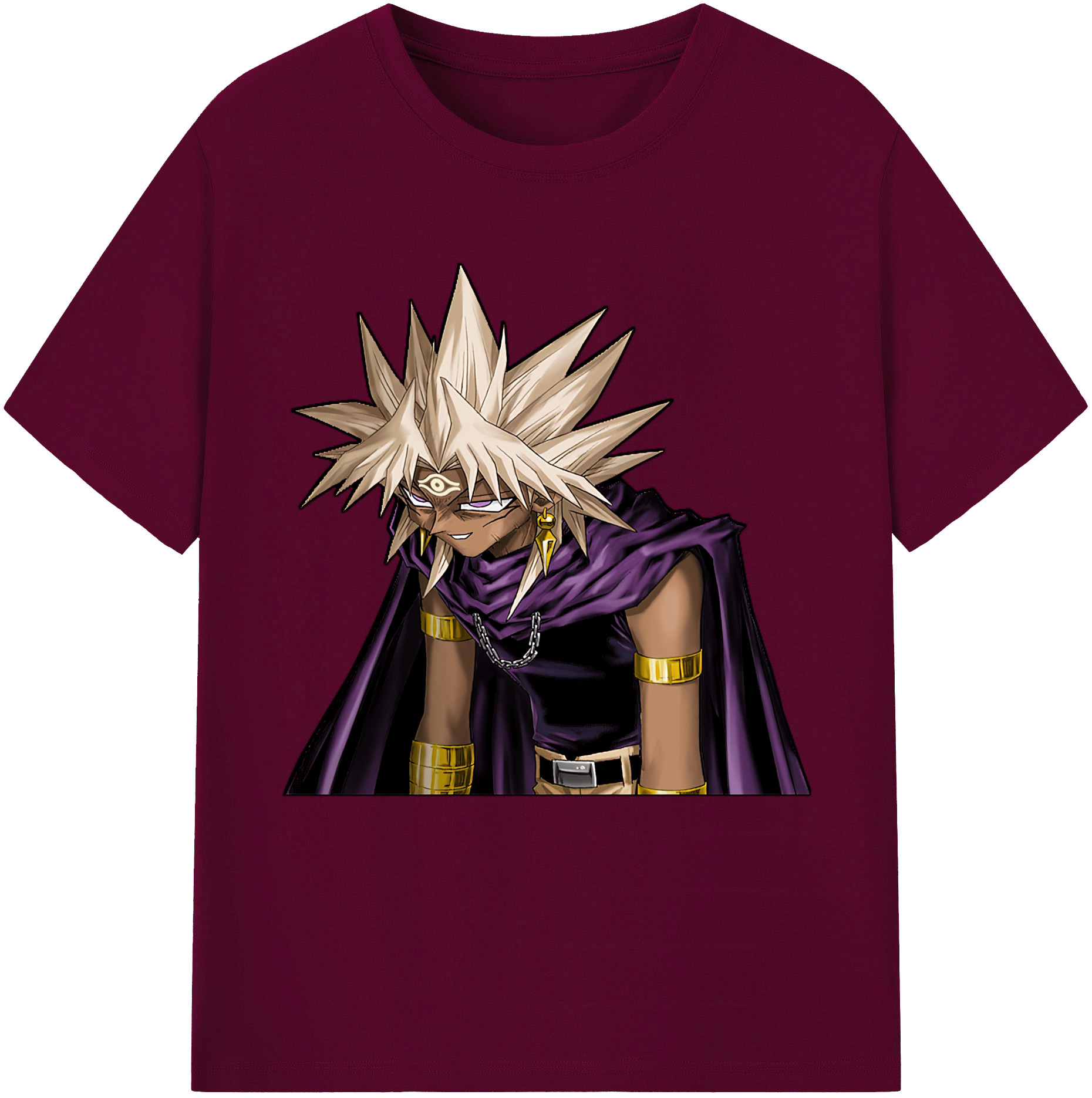 （画像用） 遊☆戯☆王 Yu-Gi-Oh! レディースカジュアルプリントTシャツ（綿100％）